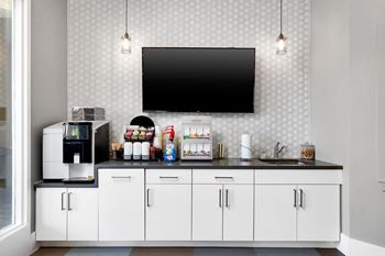 Coffee bar and lounge